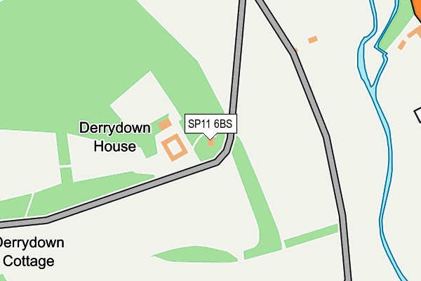 SP11 6BS map - OS OpenMap – Local (Ordnance Survey)