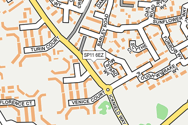SP11 6EZ map - OS OpenMap – Local (Ordnance Survey)