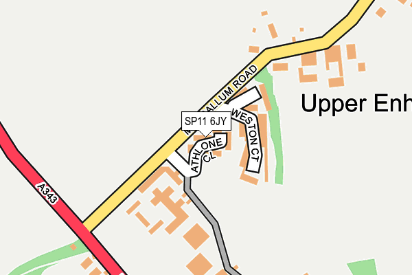 SP11 6JY map - OS OpenMap – Local (Ordnance Survey)