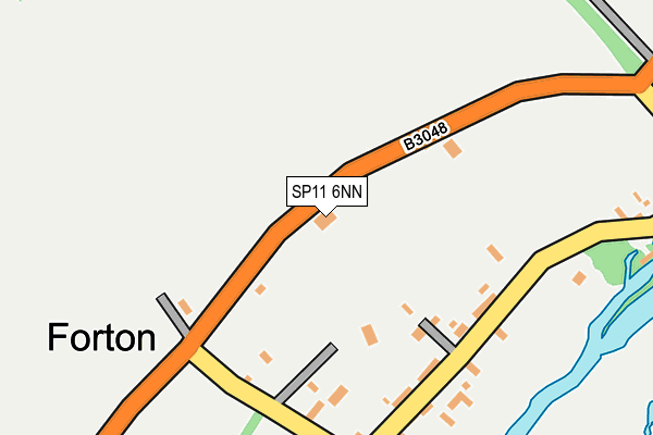 SP11 6NN map - OS OpenMap – Local (Ordnance Survey)