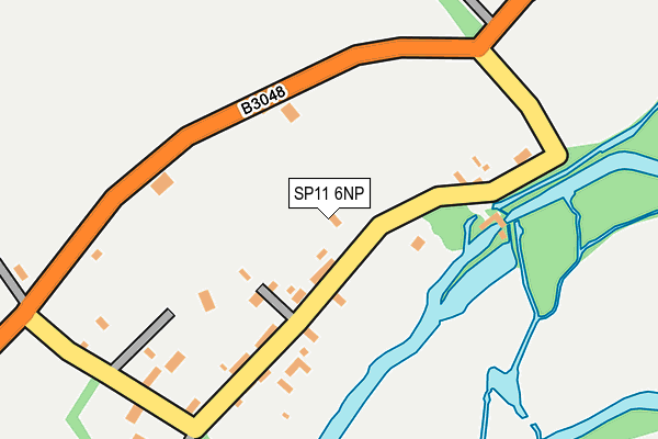 SP11 6NP map - OS OpenMap – Local (Ordnance Survey)