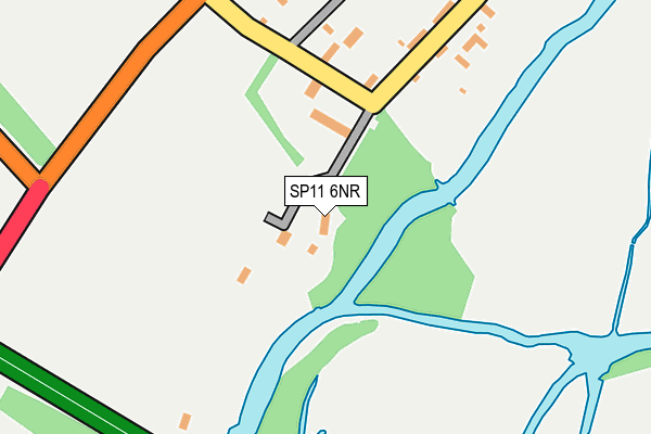 SP11 6NR map - OS OpenMap – Local (Ordnance Survey)
