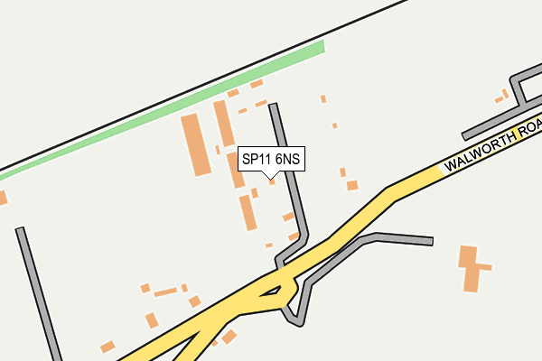 SP11 6NS map - OS OpenMap – Local (Ordnance Survey)