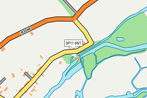 SP11 6NT map - OS OpenMap – Local (Ordnance Survey)