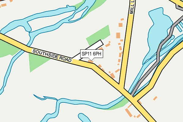SP11 6PH map - OS OpenMap – Local (Ordnance Survey)