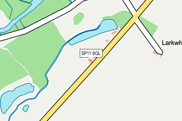 SP11 6QL map - OS OpenMap – Local (Ordnance Survey)