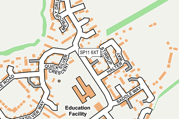 SP11 6XT map - OS OpenMap – Local (Ordnance Survey)