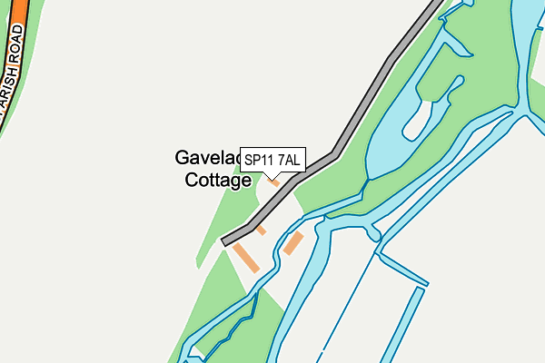 SP11 7AL map - OS OpenMap – Local (Ordnance Survey)