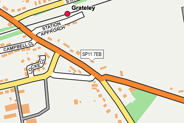 SP11 7EB map - OS OpenMap – Local (Ordnance Survey)