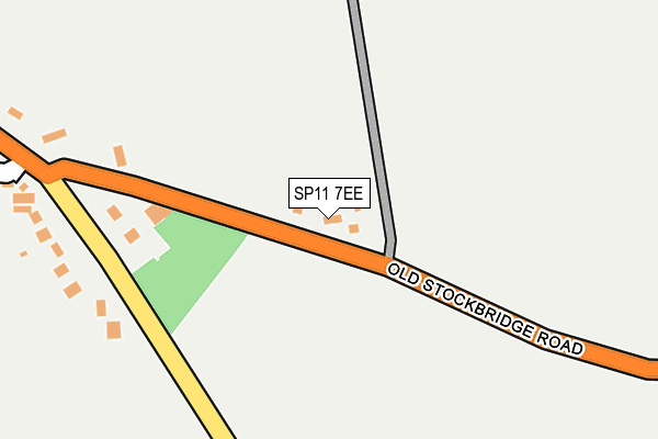 SP11 7EE map - OS OpenMap – Local (Ordnance Survey)