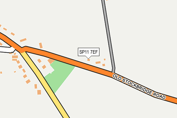 SP11 7EF map - OS OpenMap – Local (Ordnance Survey)