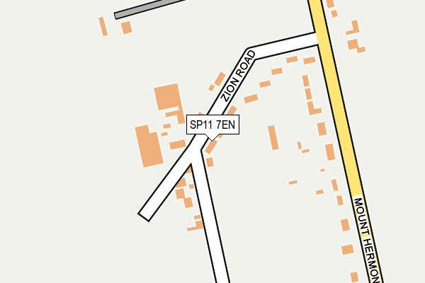 SP11 7EN map - OS OpenMap – Local (Ordnance Survey)