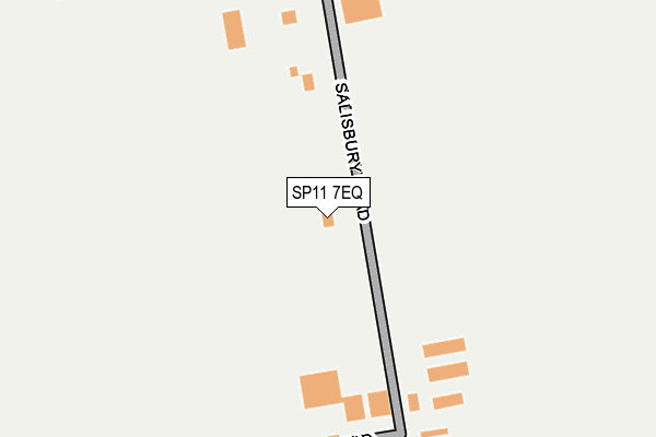 SP11 7EQ map - OS OpenMap – Local (Ordnance Survey)