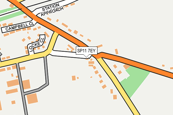 SP11 7EY map - OS OpenMap – Local (Ordnance Survey)