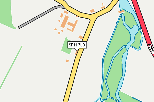 SP11 7LD map - OS OpenMap – Local (Ordnance Survey)