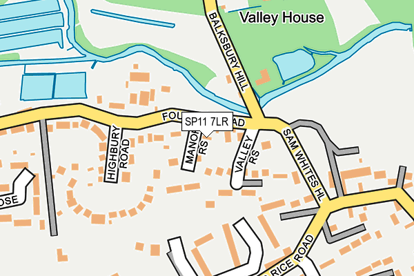 SP11 7LR map - OS OpenMap – Local (Ordnance Survey)