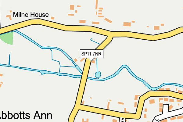 SP11 7NR map - OS OpenMap – Local (Ordnance Survey)