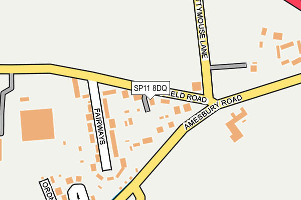 SP11 8DQ map - OS OpenMap – Local (Ordnance Survey)