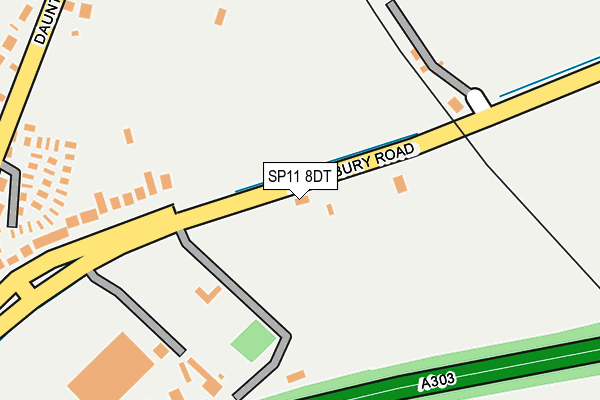 SP11 8DT map - OS OpenMap – Local (Ordnance Survey)