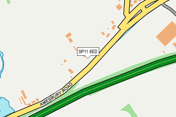 SP11 8ED map - OS OpenMap – Local (Ordnance Survey)