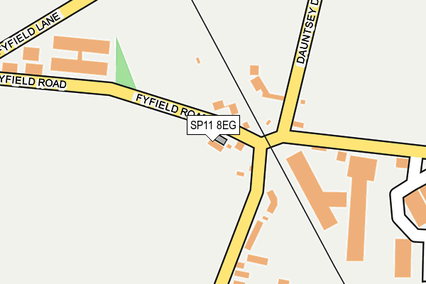 SP11 8EG map - OS OpenMap – Local (Ordnance Survey)