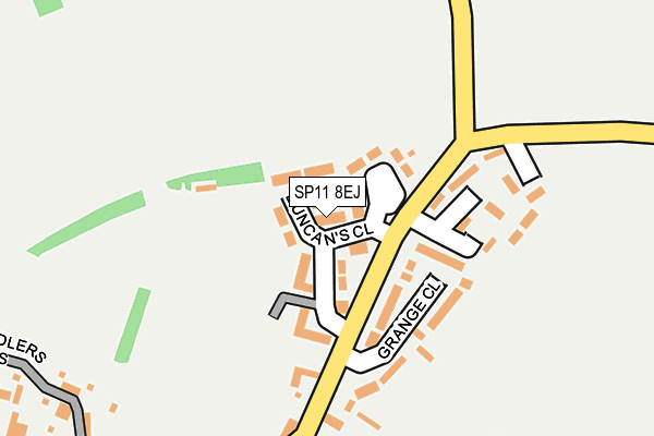 SP11 8EJ map - OS OpenMap – Local (Ordnance Survey)