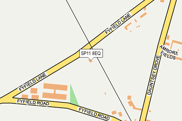 SP11 8EQ map - OS OpenMap – Local (Ordnance Survey)