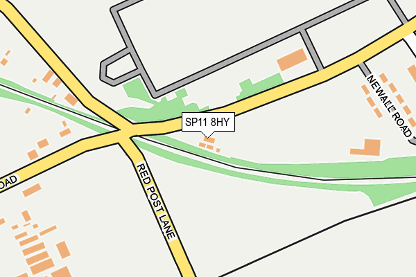 SP11 8HY map - OS OpenMap – Local (Ordnance Survey)