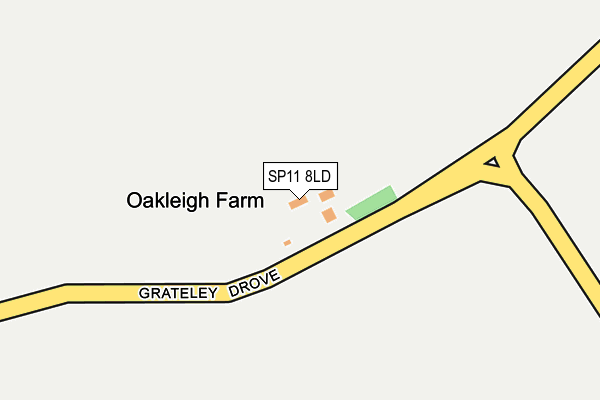 SP11 8LD map - OS OpenMap – Local (Ordnance Survey)