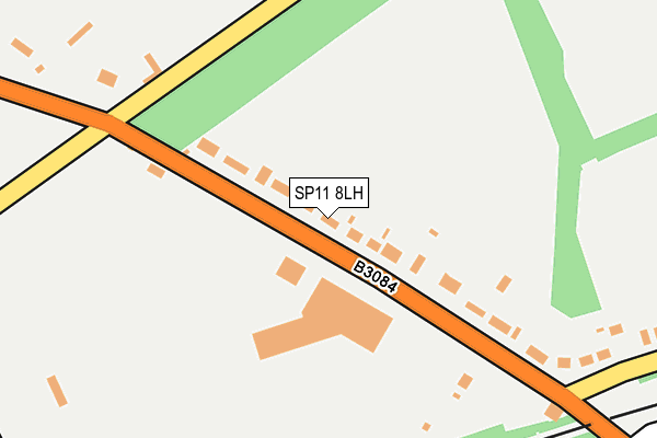 SP11 8LH map - OS OpenMap – Local (Ordnance Survey)