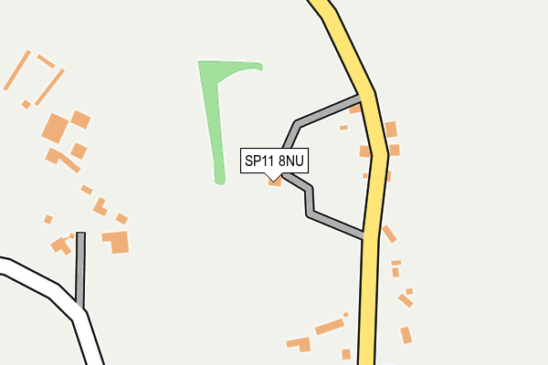 SP11 8NU map - OS OpenMap – Local (Ordnance Survey)