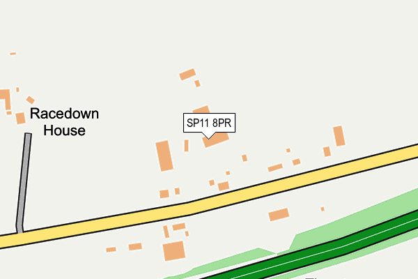 SP11 8PR map - OS OpenMap – Local (Ordnance Survey)