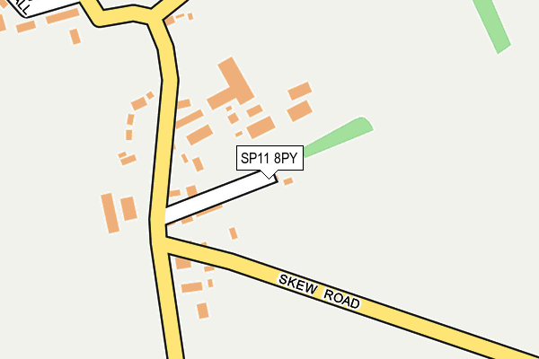 SP11 8PY map - OS OpenMap – Local (Ordnance Survey)