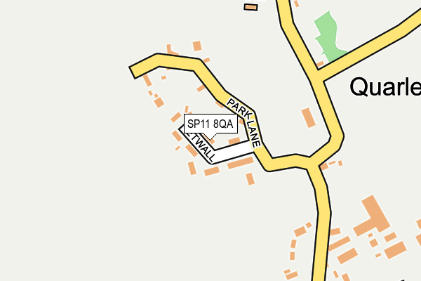 SP11 8QA map - OS OpenMap – Local (Ordnance Survey)