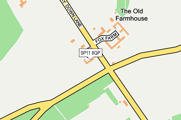 SP11 8QP map - OS OpenMap – Local (Ordnance Survey)