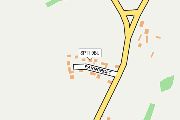 SP11 9BU map - OS OpenMap – Local (Ordnance Survey)