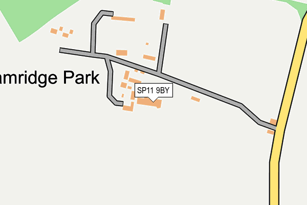 SP11 9BY map - OS OpenMap – Local (Ordnance Survey)