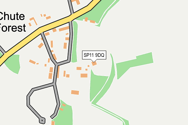 SP11 9DQ map - OS OpenMap – Local (Ordnance Survey)
