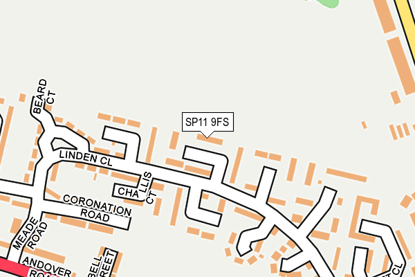 SP11 9FS map - OS OpenMap – Local (Ordnance Survey)