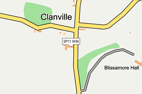 SP11 9HN map - OS OpenMap – Local (Ordnance Survey)