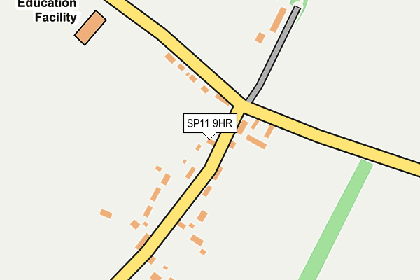SP11 9HR map - OS OpenMap – Local (Ordnance Survey)
