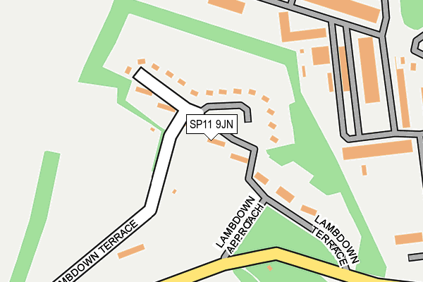 SP11 9JN map - OS OpenMap – Local (Ordnance Survey)
