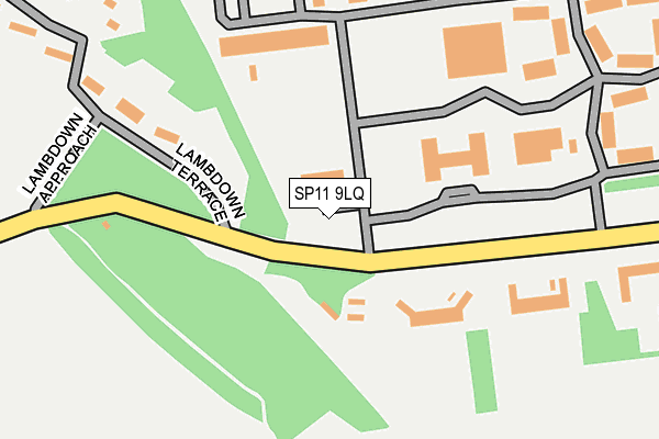 SP11 9LQ map - OS OpenMap – Local (Ordnance Survey)