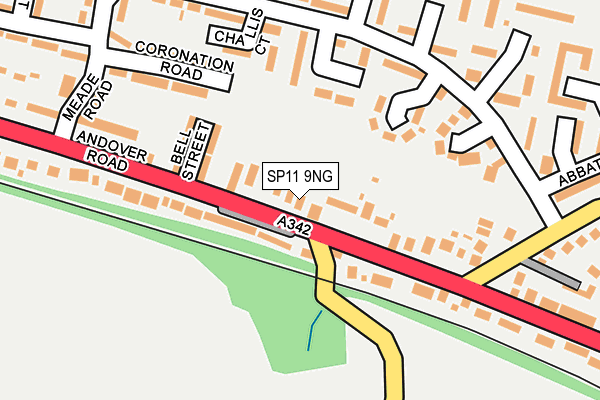 SP11 9NG map - OS OpenMap – Local (Ordnance Survey)