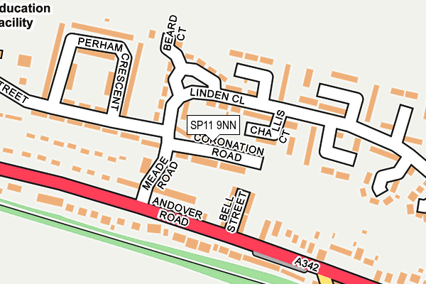 SP11 9NN map - OS OpenMap – Local (Ordnance Survey)