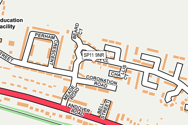 SP11 9NR map - OS OpenMap – Local (Ordnance Survey)