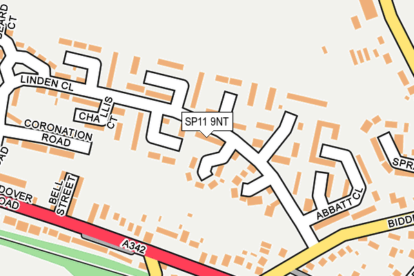SP11 9NT map - OS OpenMap – Local (Ordnance Survey)