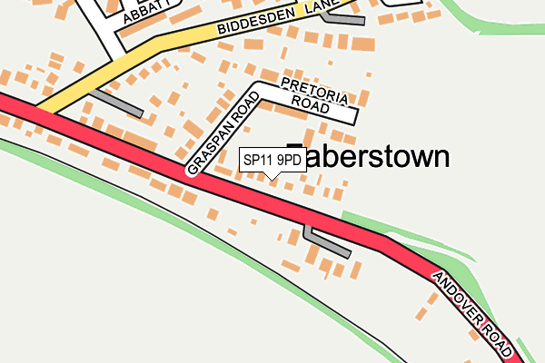 Map of KR SALISBURY LTD at local scale