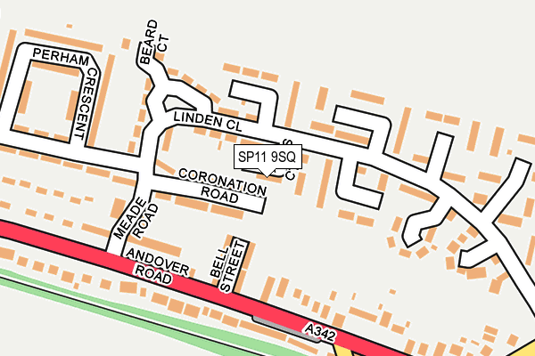 SP11 9SQ map - OS OpenMap – Local (Ordnance Survey)