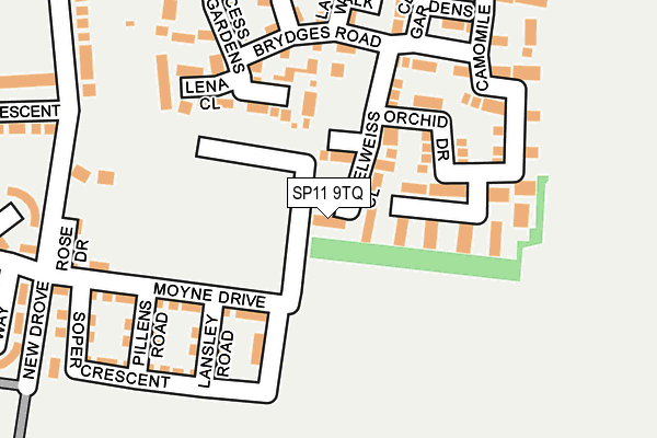 SP11 9TQ map - OS OpenMap – Local (Ordnance Survey)